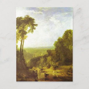 Postal Cruzando el Brook J. M. W. Turner, 1815, el petról