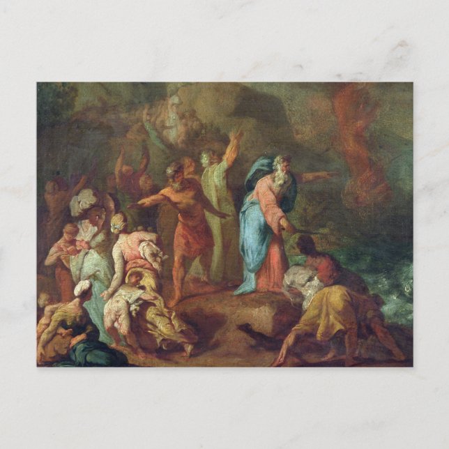 Postal Cruzando el Mar Rojo (Anverso)