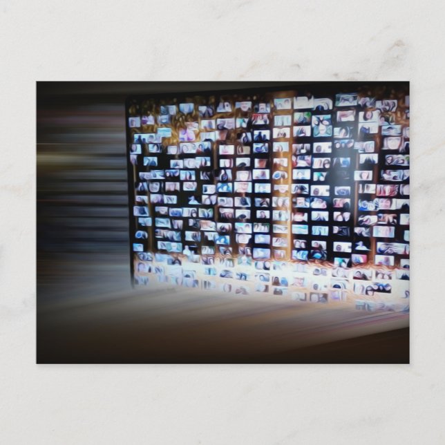 Postal Cruzando fronteras en línea (Anverso)