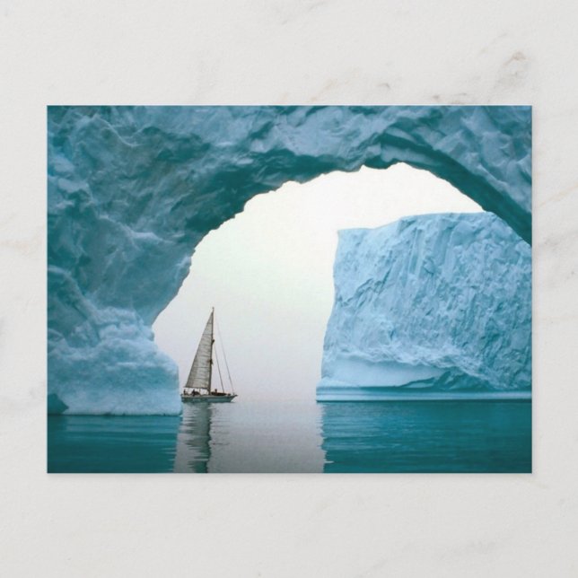 Postal Cruzando la Antártida (Anverso)