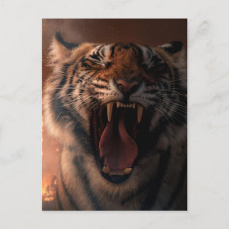 Postal Crying Tiger - Postkarte