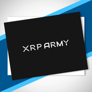 Postal Cryptocurrency Meme XRP Crypto del ejército