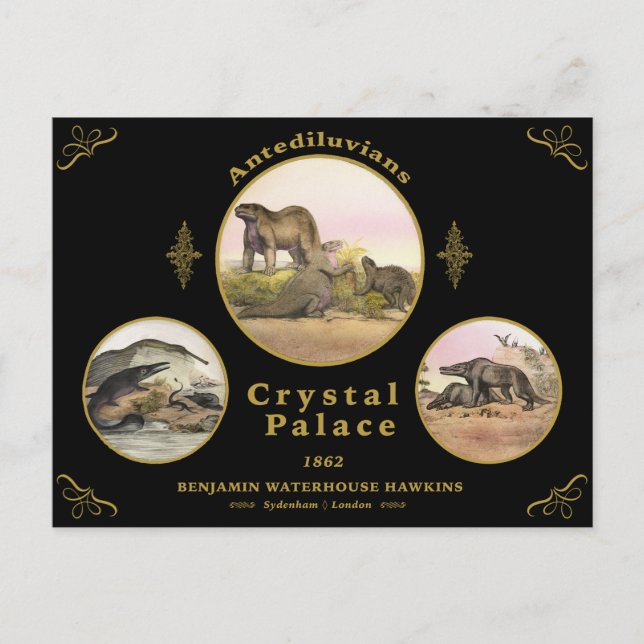Postal Crystal Palace Antediluvians (Anverso)