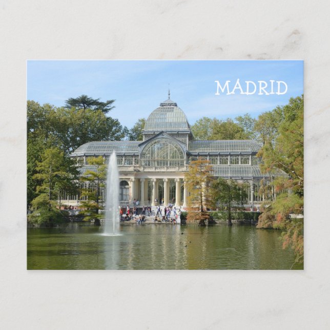 Postal Crystal Palace, Madrid (Anverso)