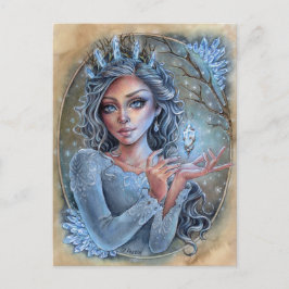 Postal Crystal Postcard Fantasy Enchantress Magic