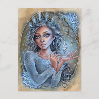 Postal Crystal Postcard Fantasy Enchantress Magic