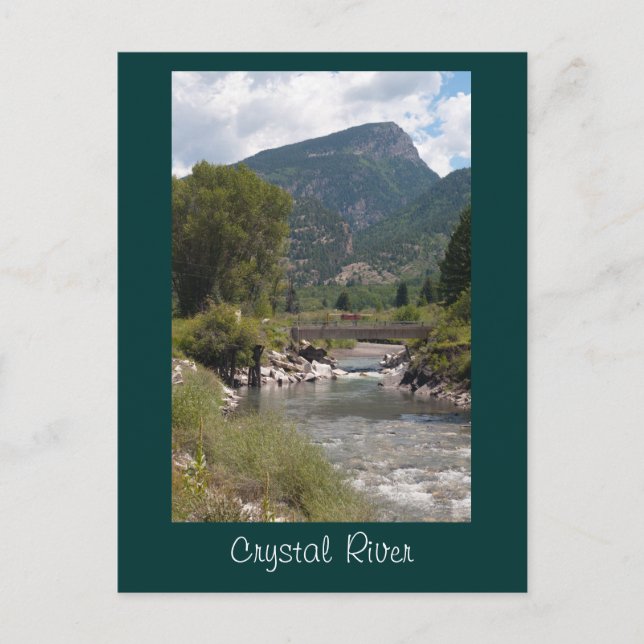 Postal Crystal River Post Card (Anverso)