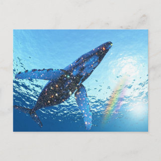 Postal Crystal Whale Art