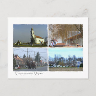 Postal Csokonyavisonta, Ungarn Postkarte