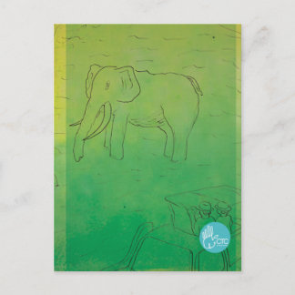 Postal CTC Internacional - Elefante
