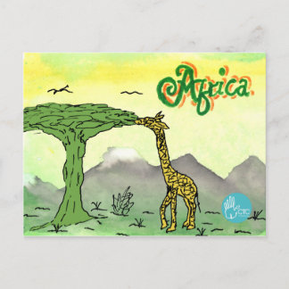 Postal CTC International - Giraffe