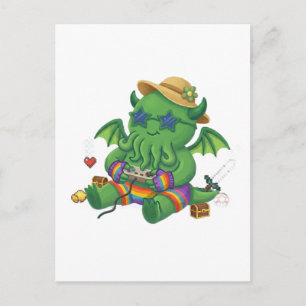 Postal Cthulhu Bebé Jugador