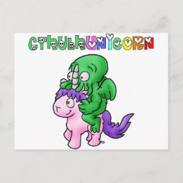 Postal CthulhUnicorn - Jeux de Mots - Francois Ville