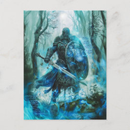 Postal Cú Chulainn "Guerrero heroico celta de Ulster