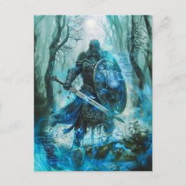 Postal Cú Chulainn "Guerrero heroico celta de Ulster