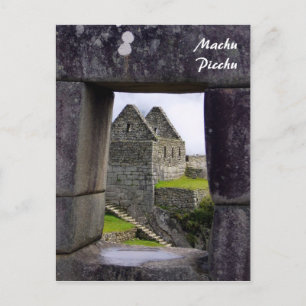 Postal cuadrado de machu