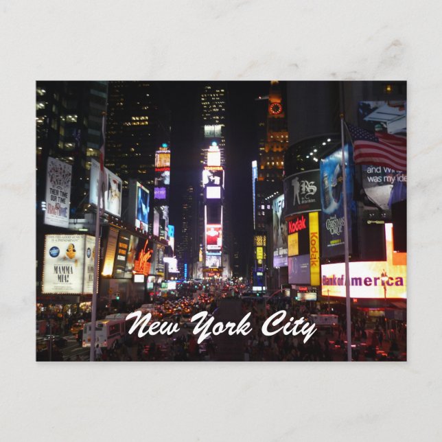 Postal cuadrado de tiempos (Anverso)