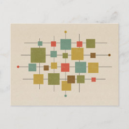 Postal Cuadrados geométricos MCM - Múltiples