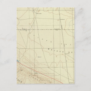 Postal Cuadrangle de Palmdale que muestra el Rift de San 