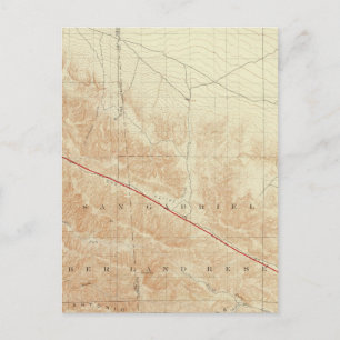 Postal Cuadrangle de San Antonio con el Rift de San Andre