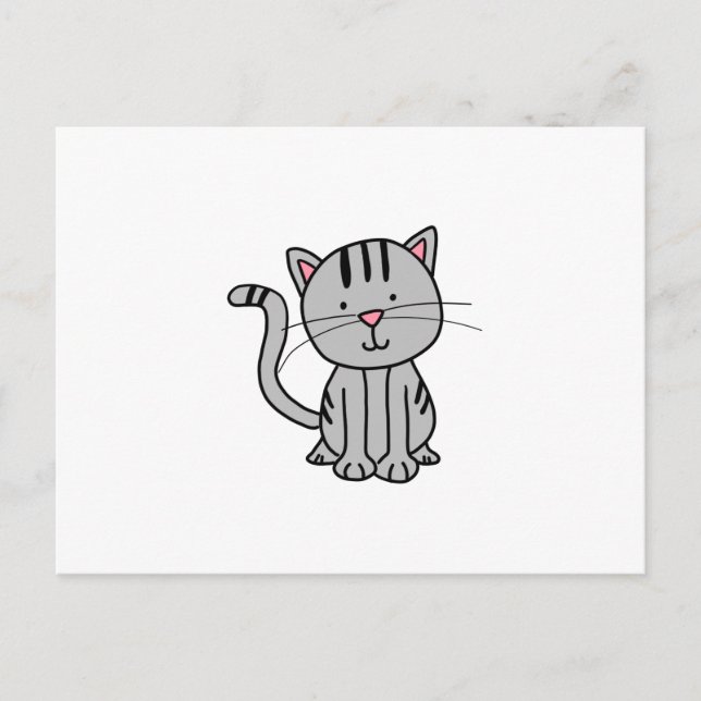 POSTAL CUADRAR DOODLE CAT (Anverso)