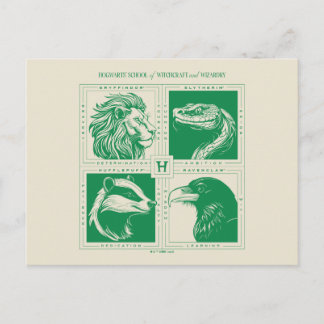 Postal Cuadrícula de animales domésticos HOGWARTS™