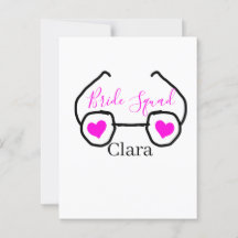 Cuadrilla de la novia gafas de buceo rosa negro co