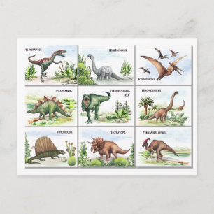 Postal cuadro de Dinodaurs