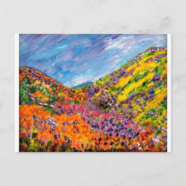 Postal Cuadro de pintura de dioses (Anverso)