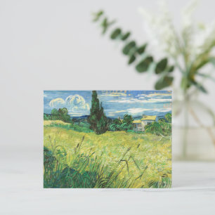 Postal Cuadro de Vincent van Gogh, Campo Verde,