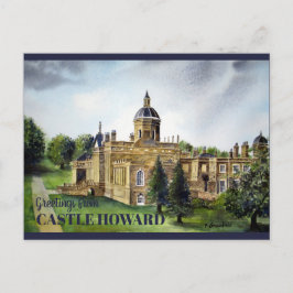 Postal Cuadros de acuarela de Castle Howard North Yorkshi
