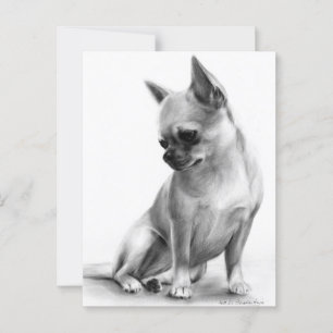 Postal Cuadros de arte de Chihuahua pintados a mano