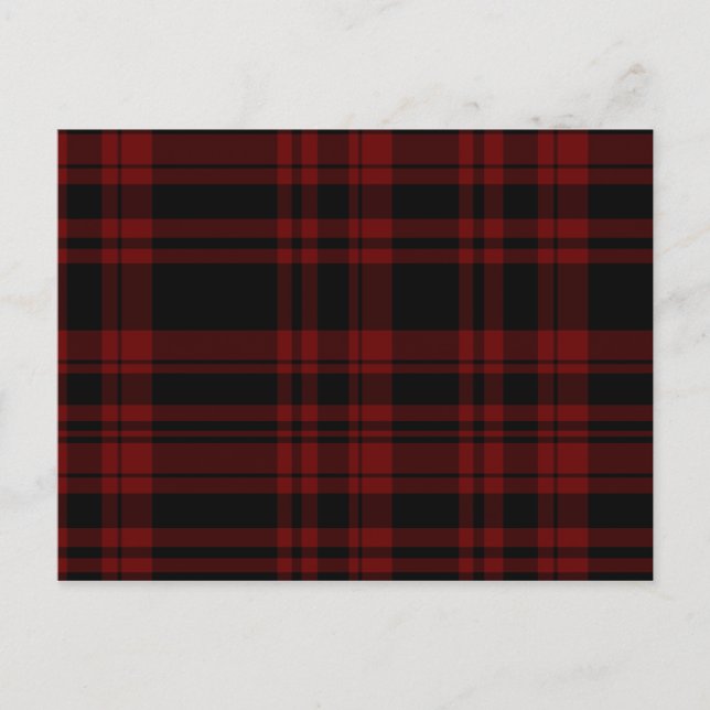 Postal Cuadros rojos sangre Punky (Anverso)