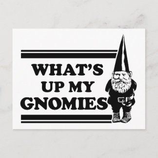 Postal Cuál está encima de mi Gnomies
