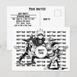 Postal Cualquier Fiesta celebra su fiesta de cumpleaños e