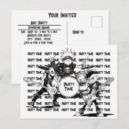 Postal Cualquier Fiesta celebra su fiesta de cumpleaños e