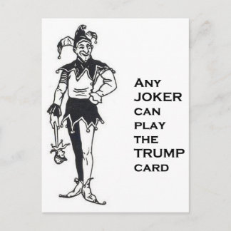 POSTAL CUALQUIER JOKER PUEDE TRUMP
