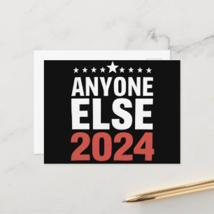 Postal Cualquier Otra Campaña Electoral 2024 Divertida Po