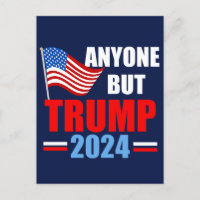 Cualquiera menos Trump 2024 es gracioso azul polít