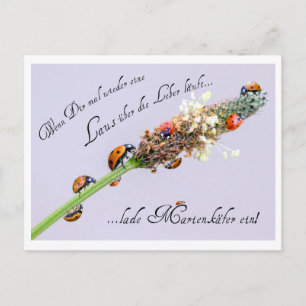 Postal ¡Cualquiera puede tener un poco de suerte extra!