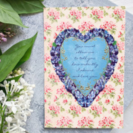 Postal Cuán fervientemente te admiro y amo Valentine