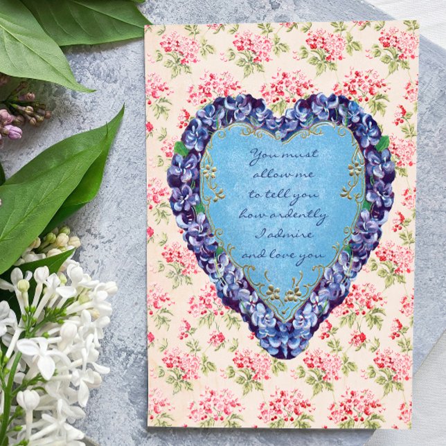 Postal Cuán fervientemente te admiro y amo Valentine (Subido por el creador)