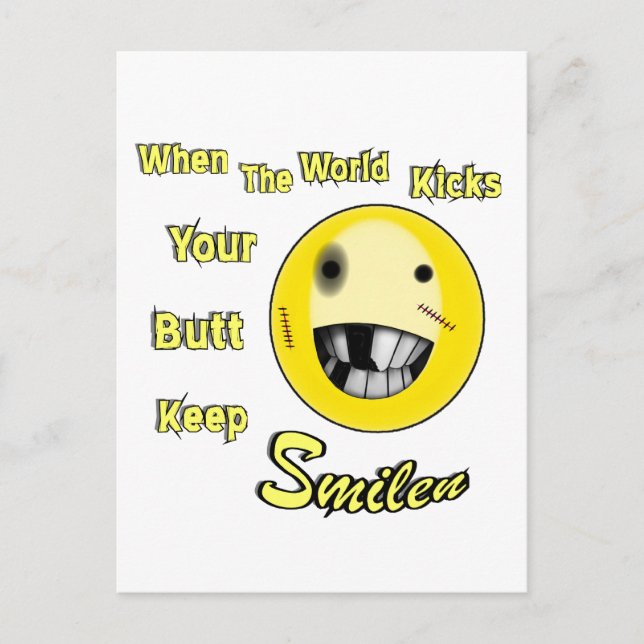 Postal Cuando el mundo (Anverso)