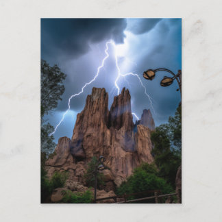 Postal Cuando el trueno se encuentra con la montaña bajo