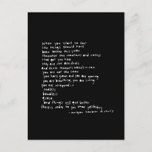 Postal cuando empiezas a sentir que las cosas deberían