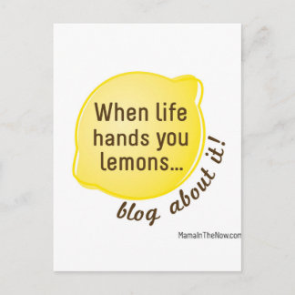 Postal Cuando La Vida Te Manda Lemones. ¡Bloguea Sobre Es