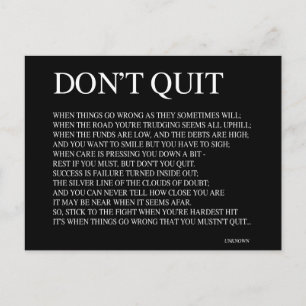 POSTAL CUANDO LAS COSAS SE EQUIVOQUEN COMO A VECES LO HAR