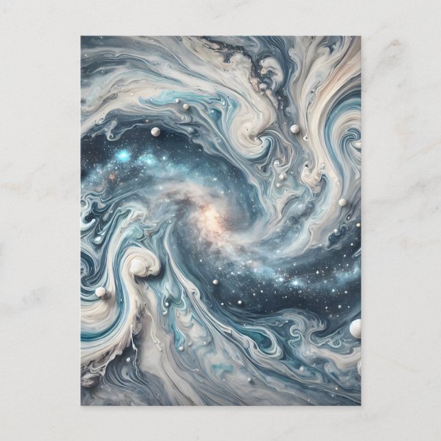 Postal Cuando las estrellas se vuelven artísticas (Anverso)