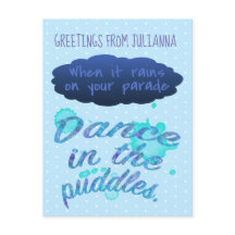 Cuando llueve la cita de ánimo inspirador