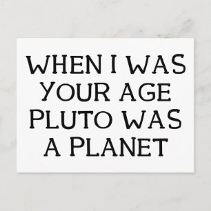 Postal Cuándo Plutón